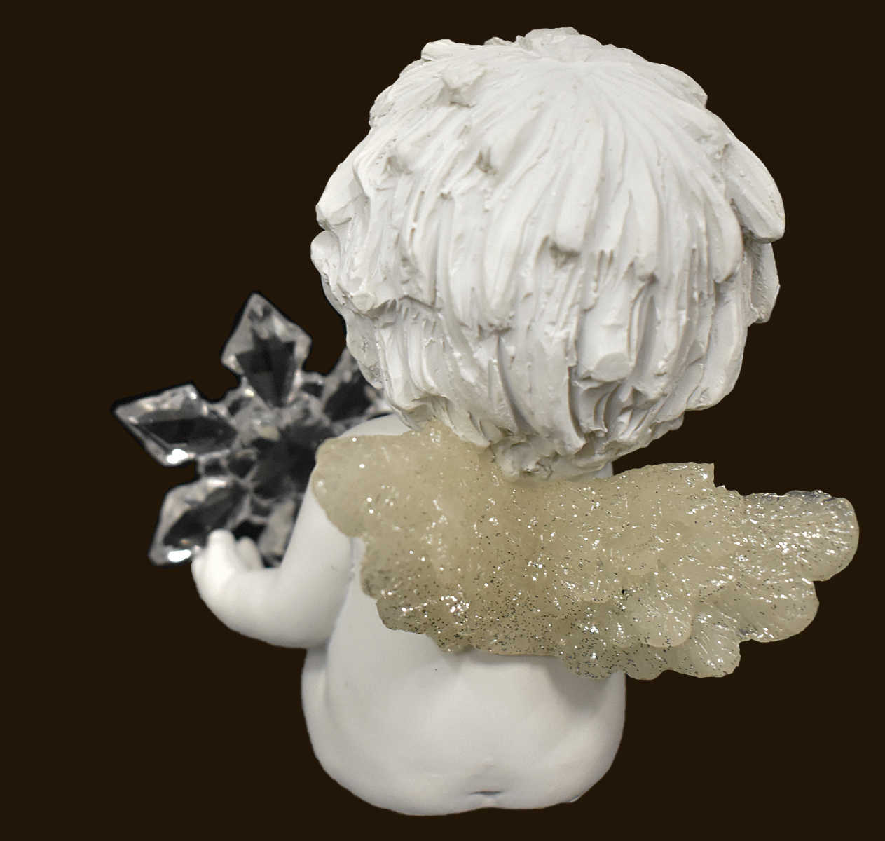 IGOR Winterengel mit Eiskristall (Figur 4) Höhe: 6 cm