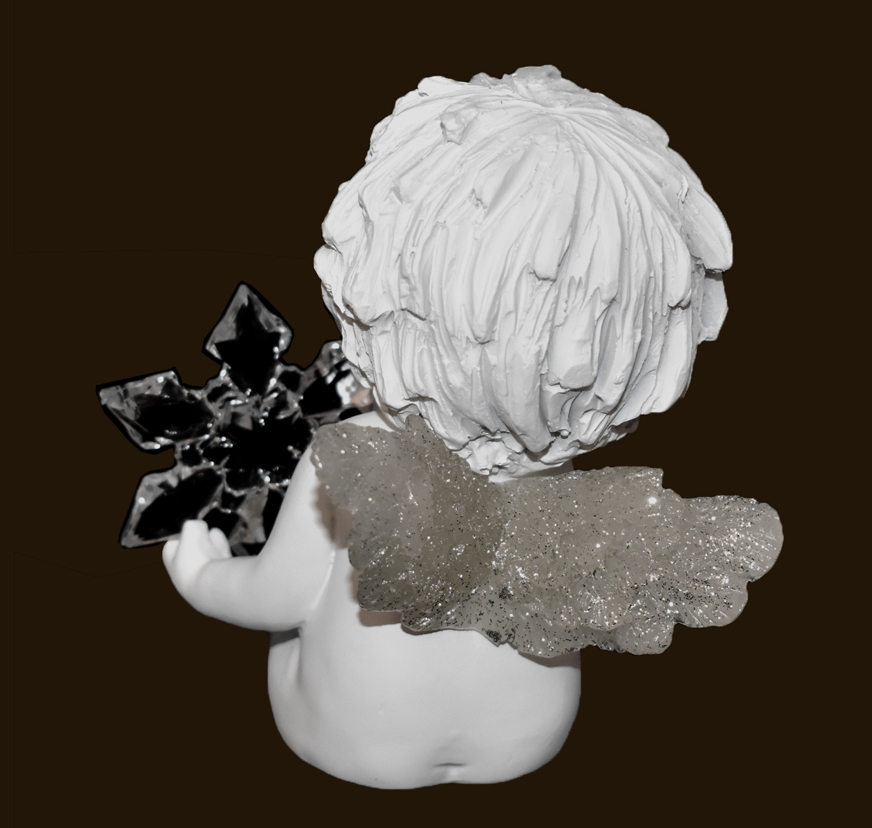 IGOR Winterengel mit Eiskristall (Figur 2) Höhe: 14 cm