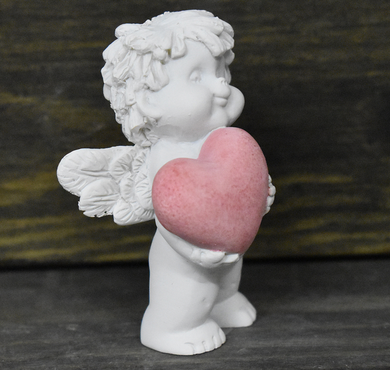 IGOR mit rosa Herz (Figur 3) Höhe: 7 cm