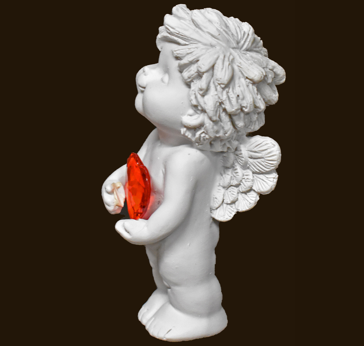 IGOR stehend mit Kristallherz (Figur 1) Höhe: 12 cm