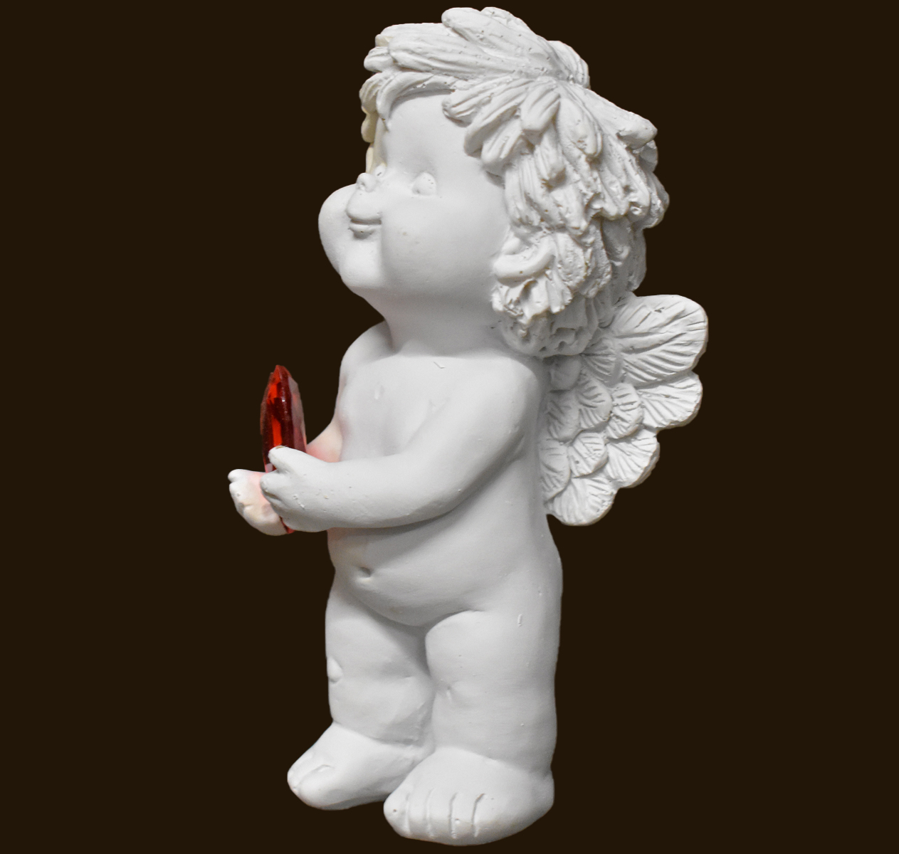 IGOR stehend mit Kristallherz (Figur 4) Höhe: 12 cm