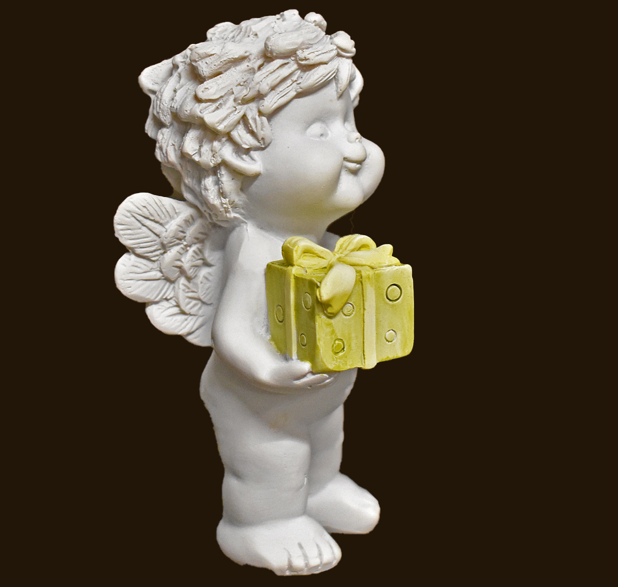 IGOR stehend mit Geschenk Höhe: 12 cm