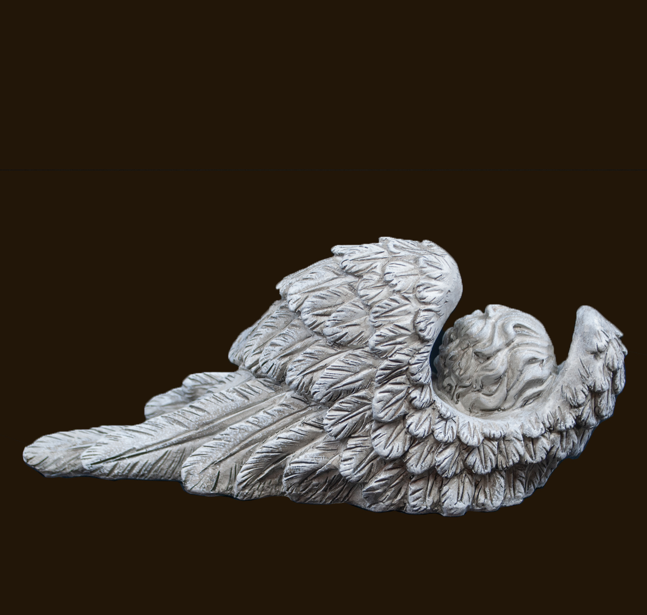 Engel in Flügel «Ruhe in Frieden» Höhe: 10 cm
