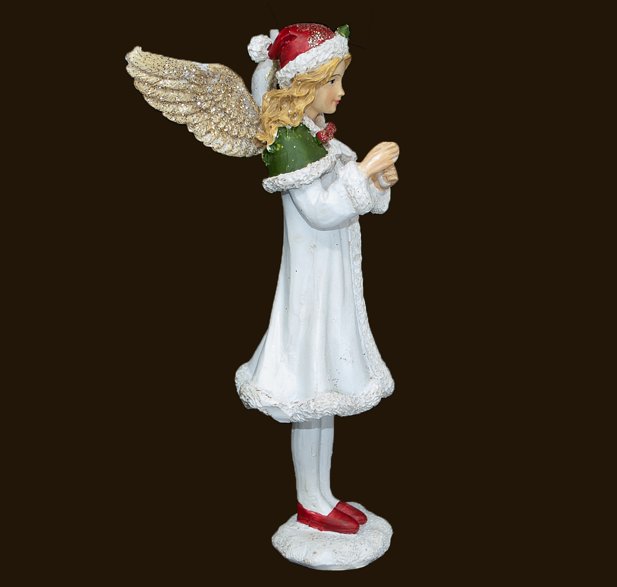 Nostalgie-Engel mit Kerze (Figur 1) Höhe: 14 cm