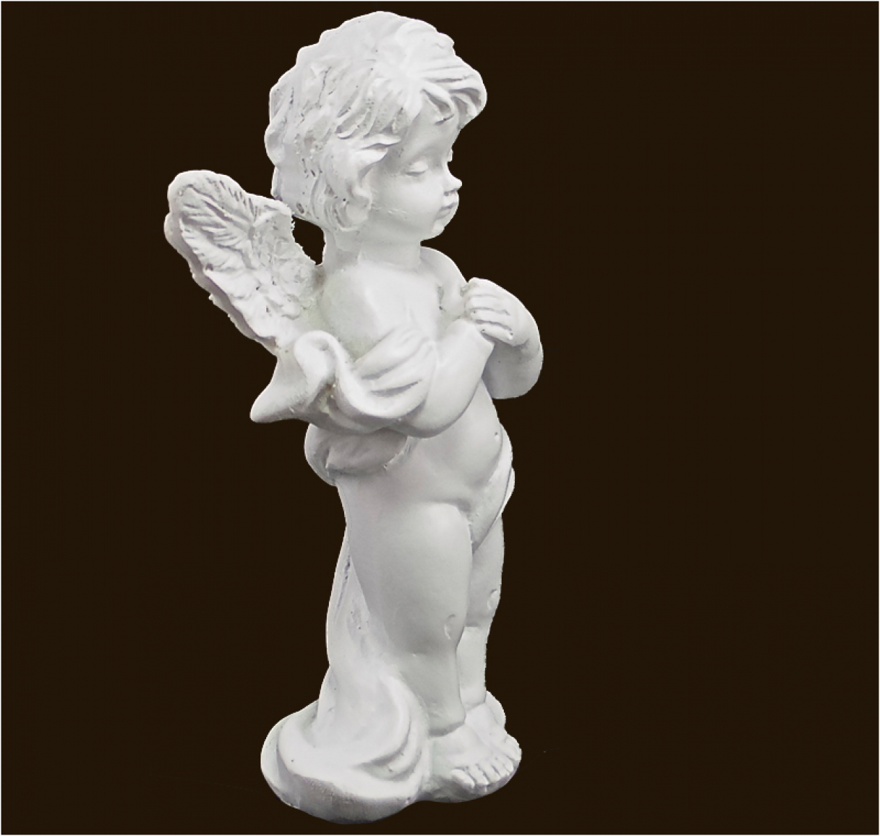 Engel weiss betend (Figur 2) Höhe: 14 cm