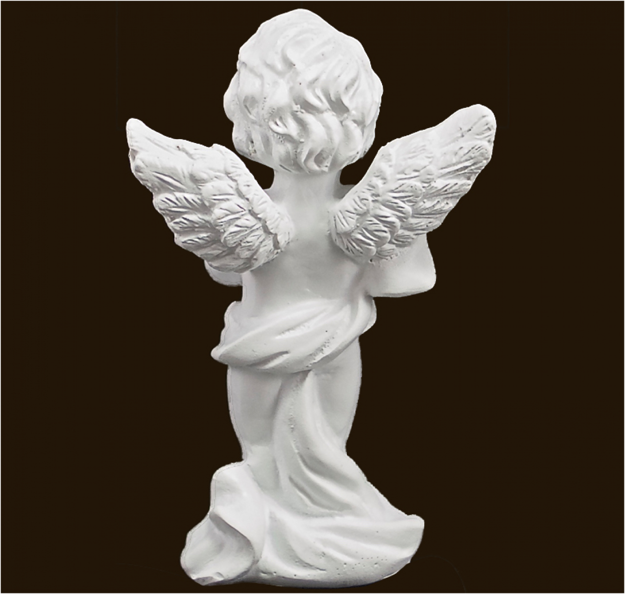 Engel weiss betend (Figur 2) Höhe: 14 cm