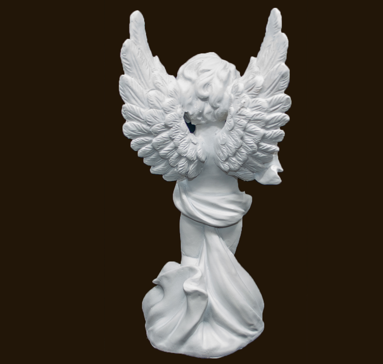 Engel betend stehend mit Kreuz (Figur 1) Höhe: 29 cm