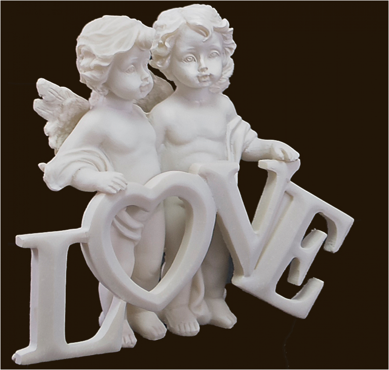 Engelpaar «LOVE» Höhe: 10 cm