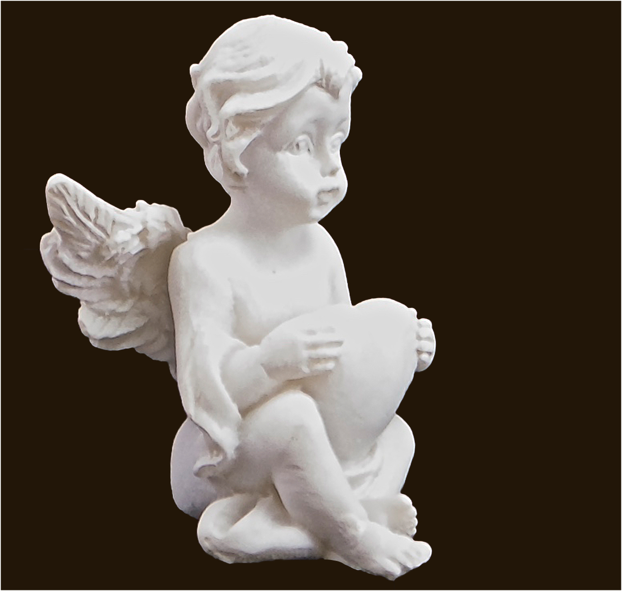 Mini-Herz-Engel (Figur 1) Höhe: 4 cm