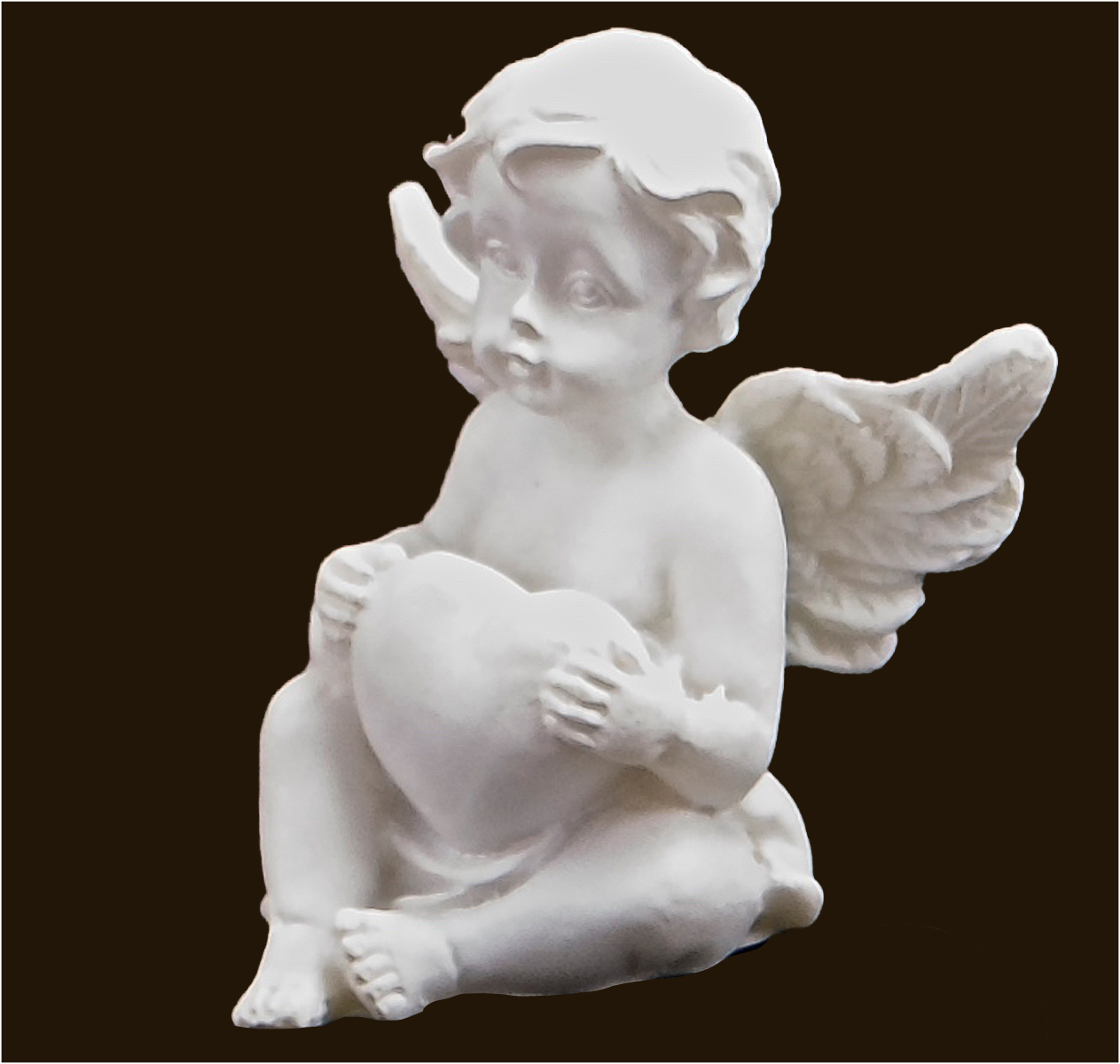 Mini-Herz-Engel (Figur 1) Höhe: 4 cm