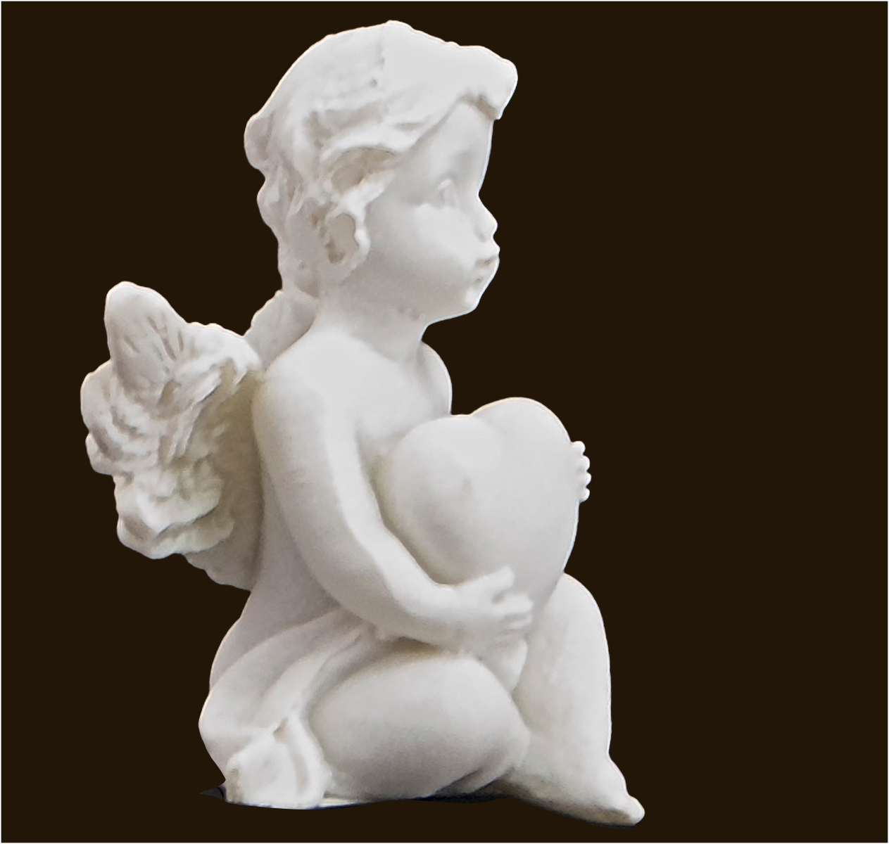 Mini-Herz-Engel (Figur 2) Höhe: 4 cm