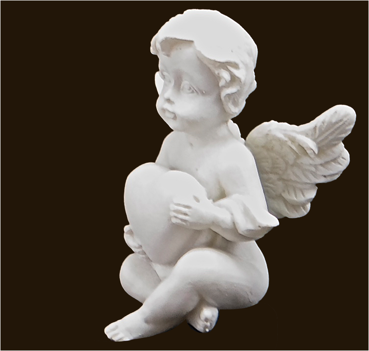 Mini-Herz-Engel (Figur 2) Höhe: 4 cm