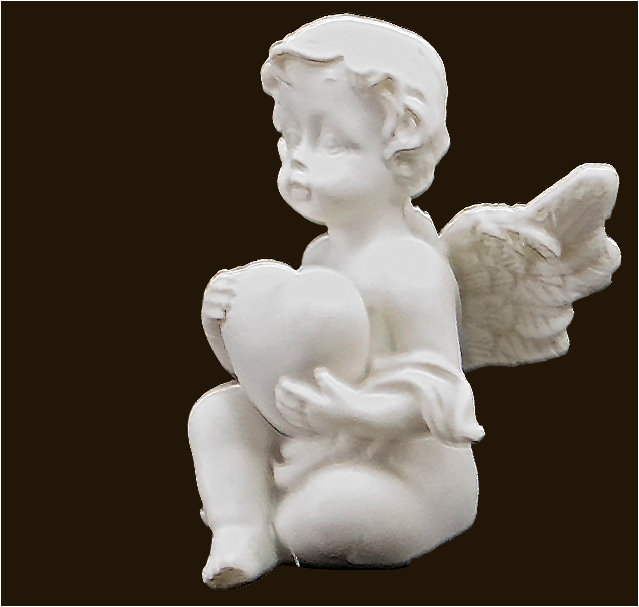 Mini-Herz-Engel (Figur 3) Höhe: 4 cm