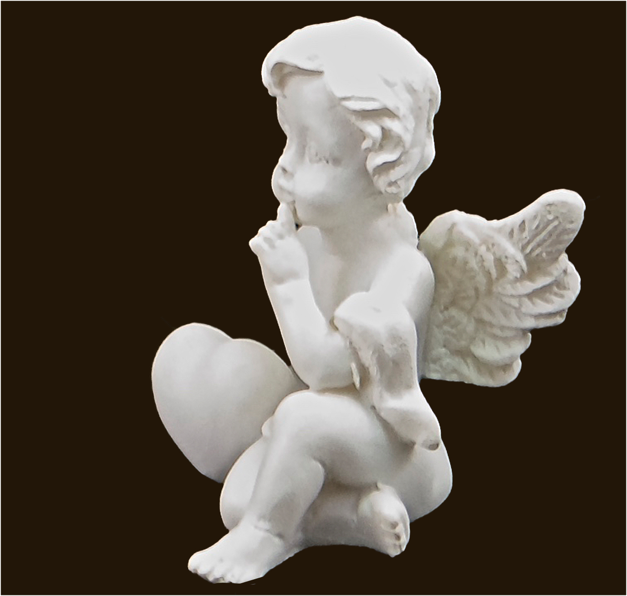 Mini-Herz-Engel (Figur 6) Höhe: 4 cm