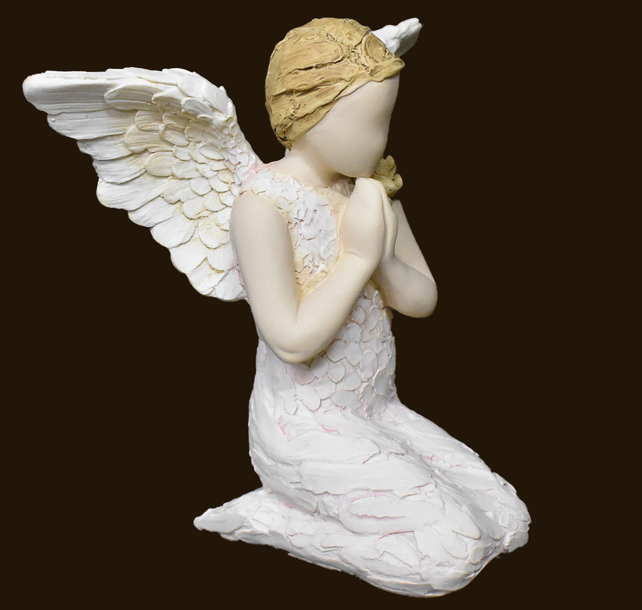 Engel-Skultur betend Höhe: 13 cm