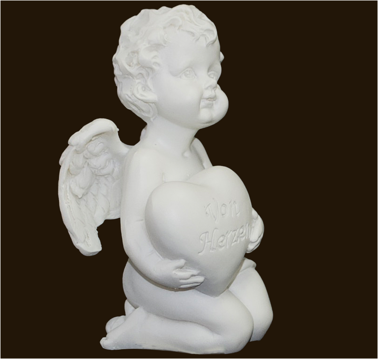 Engel mit Herz «Von Herzen» Höhe: 8 cm