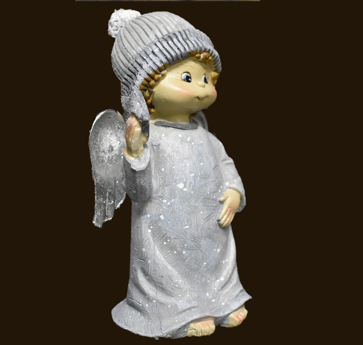 Engel mit Stern (Figur 2) Höhe: 15 cm