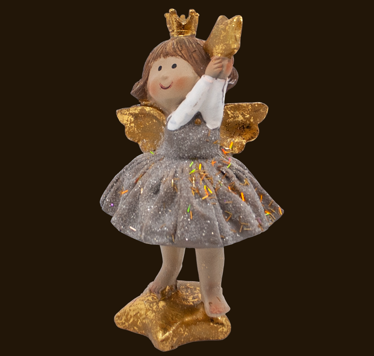 Engel-Prinzessin gold (Figur 4) Höhe: 13 cm