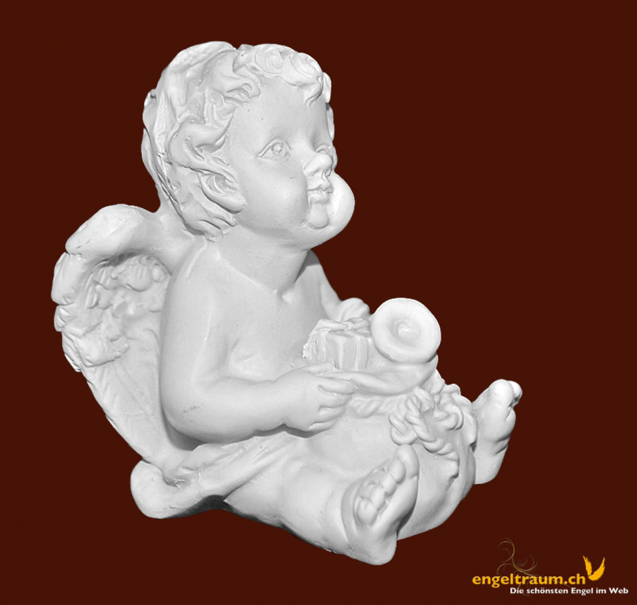 Engelchen mit Geschenk-Säckchen Höhe: 4,5 cm
