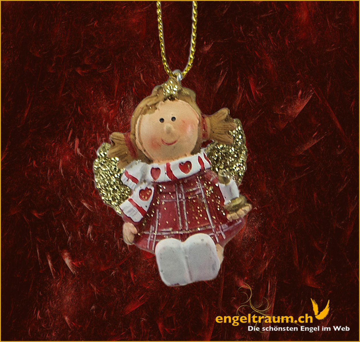 Christbaum-Engel farbig (Figur 3) Höhe: 4 cm