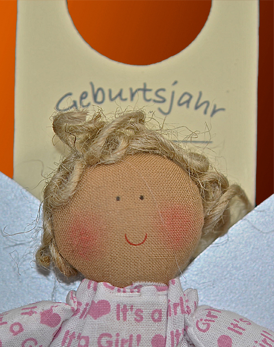 Schutzengel Geburtsjahr (Figur 1) Höhe: 26 cm