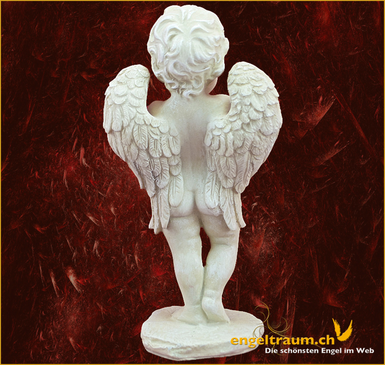 Engel stehend «Leise» Höhe: 21 cm