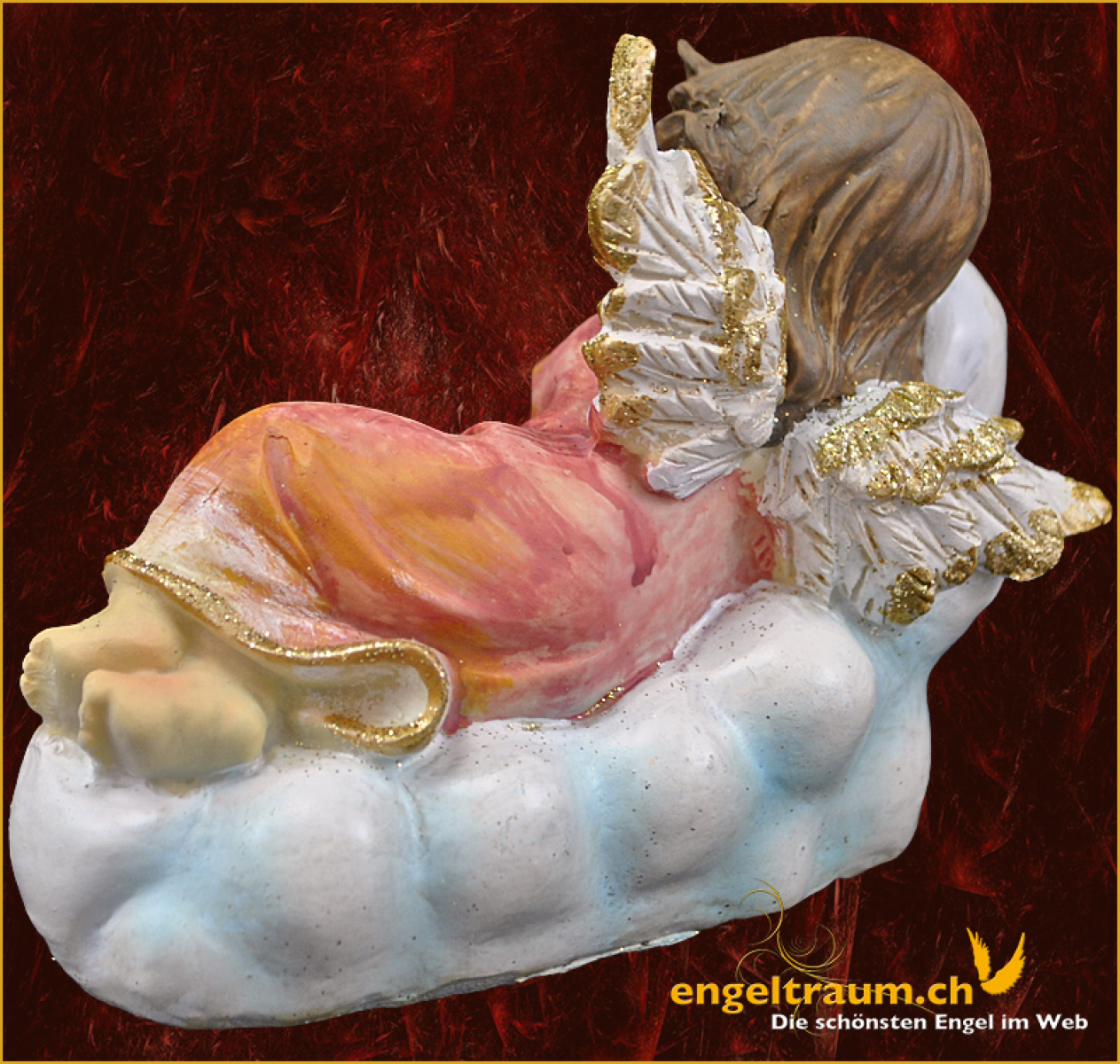 Engel schlafend auf Wolke (Figur 1) Höhe: 10 cm