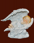 Engel schlafend auf Wolke (Figur 2) Höhe: 7 cm