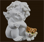 IGOR mit Katze (Figur 2) Höhe: 4,5 cm