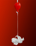 IGOR mit Ballon (Figur 2) Höhe: 7 cm