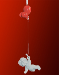 IGOR mit Ballon (Figur 4) Höhe: 7 cm