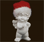 IGOR mit Santa-Mütze (Figur 3) Höhe: 11 cm