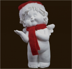 IGOR mit Santa-Mütze (Figur 2) Höhe: 18 cm