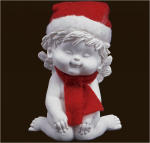 IGOR mit Santa-Mütze (Figur 3) Höhe: 18 cm