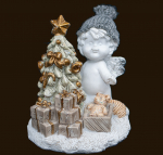 IGOR mit Weihnachtsbaum (Figur 2) Höhe: 9,5 cm