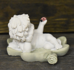 IGOR-Glücksbringer auf Kleeblatt (Figur 2) Höhe: 6 cm