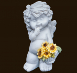 IGOR mit Sonnenblumen (Figur 11) Höhe: 7 cm