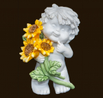 IGOR mit Sonnenblumen (Figur 12) Höhe: 7 cm