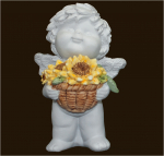IGOR mit Sonnenblumen (Figur 1) Höhe: 12 cm