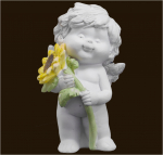 IGOR mit Sonnenblumen (Figur 2) Höhe: 12 cm