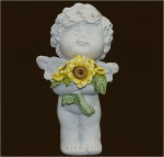 IGOR mit Sonnenblumen (Figur 4) Höhe: 12 cm