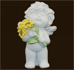 IGOR mit Sonnenblumen (Figur 5) Höhe: 12 cm