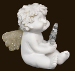 IGOR Winterengel mit Eiskristall (Figur 2) Höhe: 6 cm