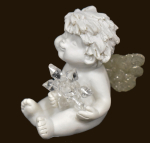 IGOR Winterengel mit Eiskristall (Figur 2) Höhe: 6 cm