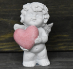 IGOR mit rosa Herz (Figur 3) Höhe: 7 cm