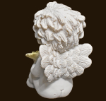 IGOR sitzend mit Blume Höhe: 9 cm