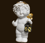 IGOR Weihnachtsengel stehend mit Laterne Höhe: 12 cm