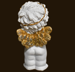 IGOR Weihnachtsengel stehend mit Kerze Höhe: 12 cm