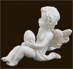 Mini-Herz-Engel (Figur 4) Höhe: 4 cm