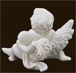 Mini-Herz-Engel (Figur 4) Höhe: 4 cm
